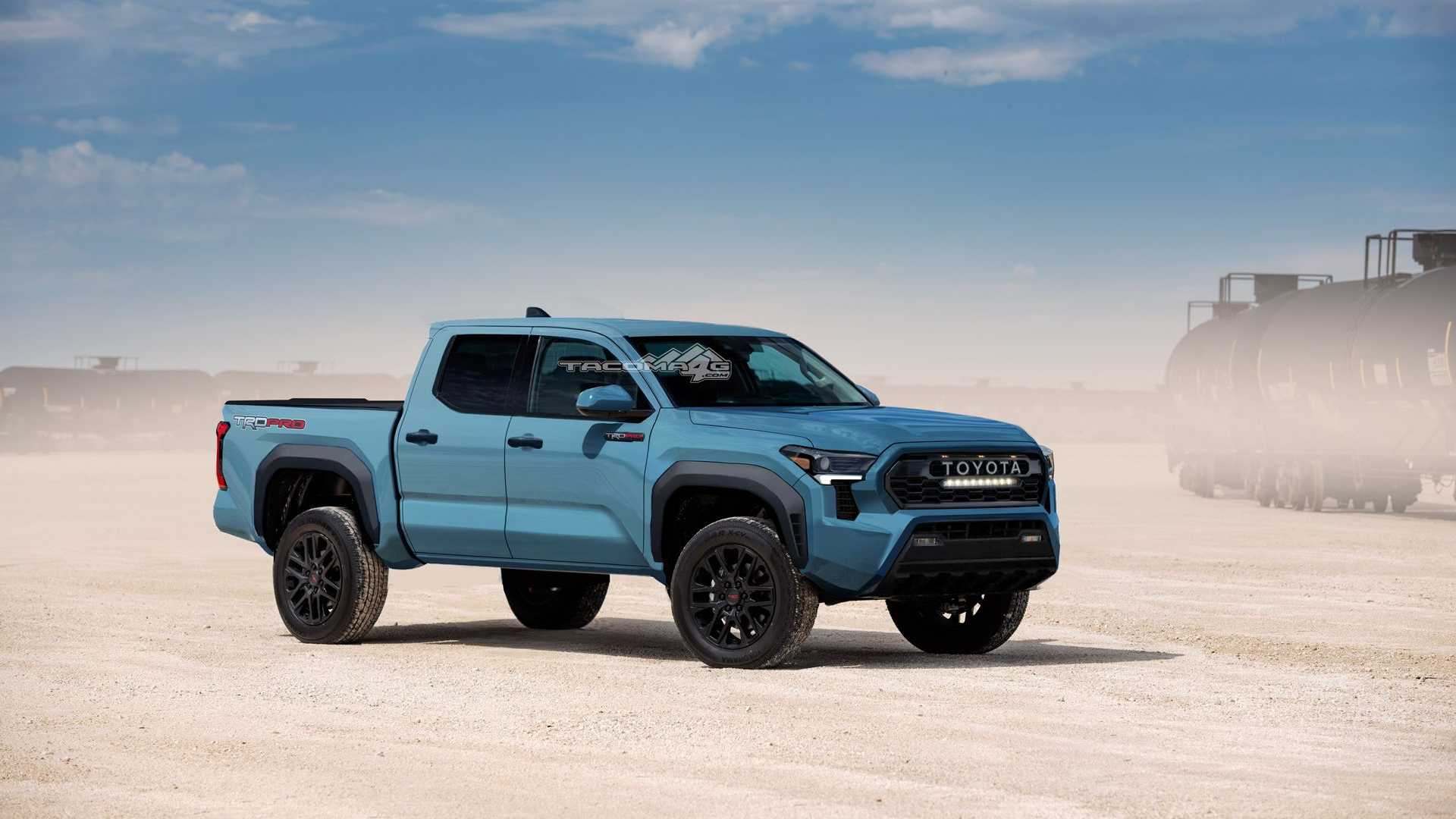 2024 Toyota Tacoma TRD Pro Rendered Based on Patented Images